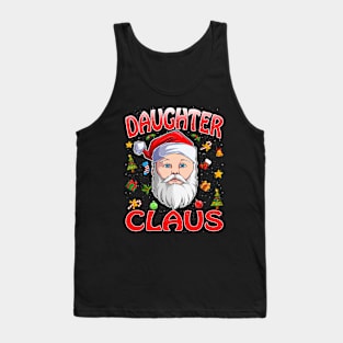 Daughter Santa Claus Christmas Matching Costume Tank Top